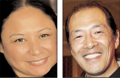 Christine Padilla and Ted Fang